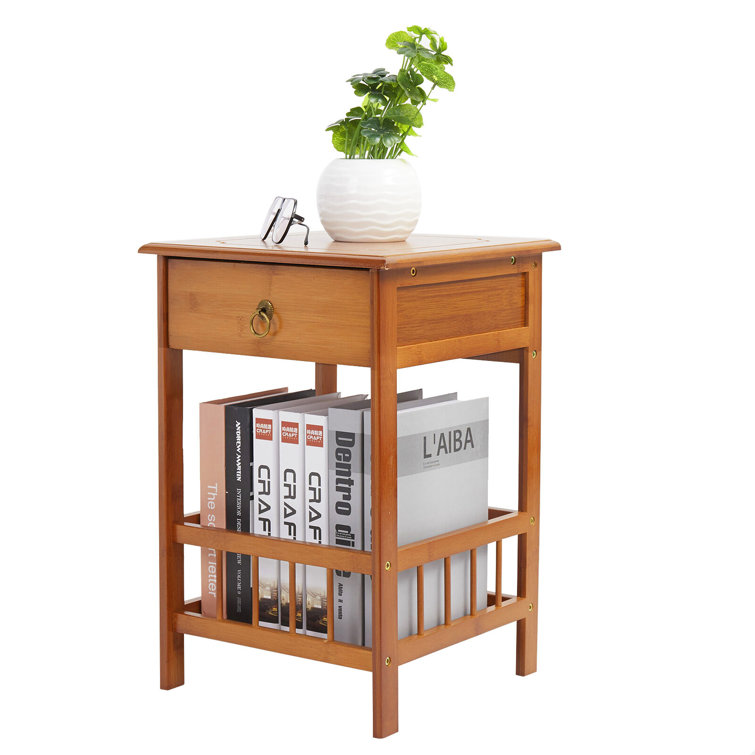 Breakwater Bay Pandorea 20'' Tall End Table with Storage Wayfair